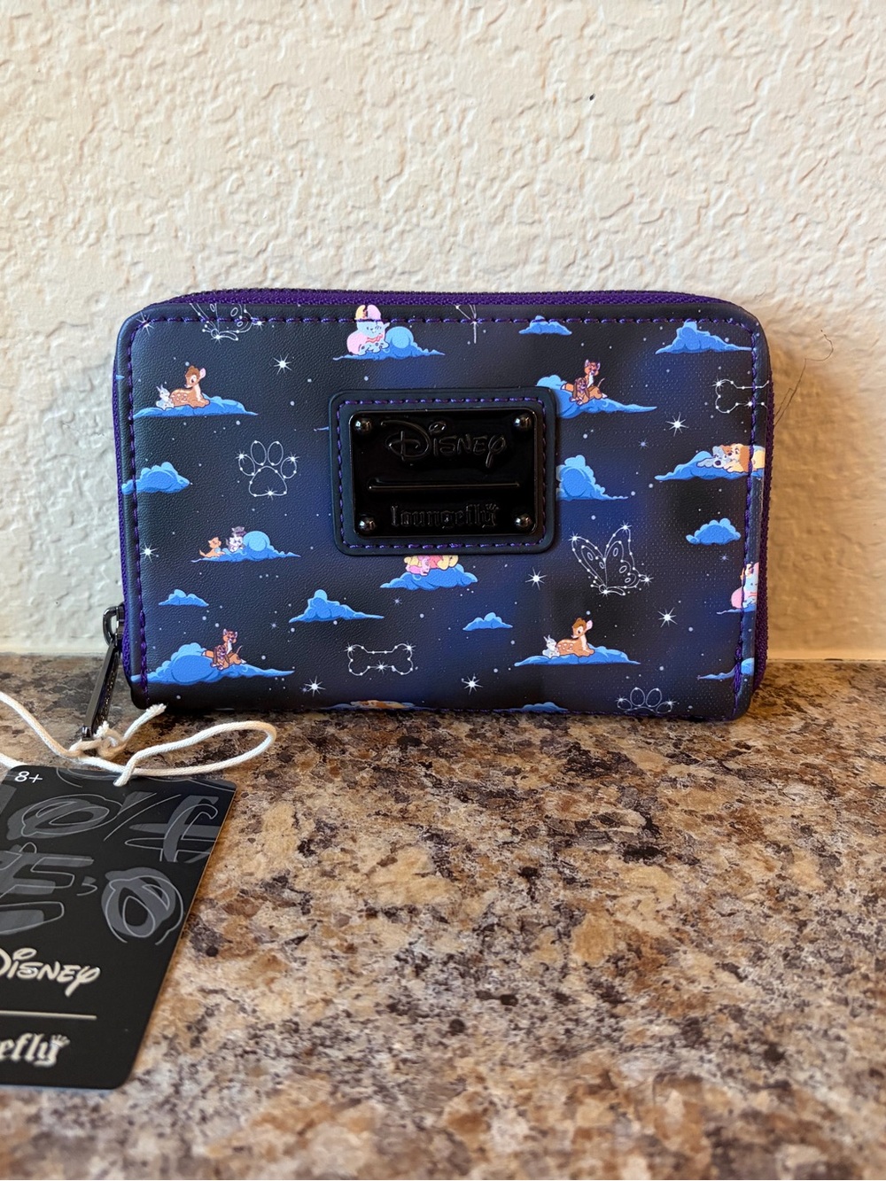 FIRM💤Loungefly Disney Classic Clouds AOP Wallet